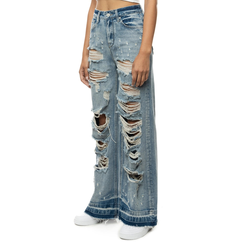 Smoke Rise RED Heavy Ripoff Fashion Denim Pants - Aspen Blue