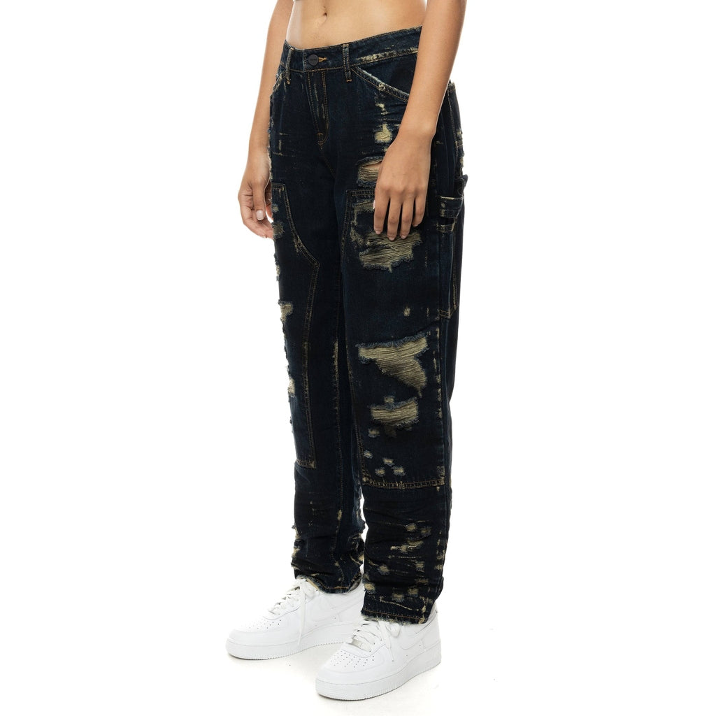 Smoke Rise RED Carpenter Fashion Denim Pants - 1920 Blue