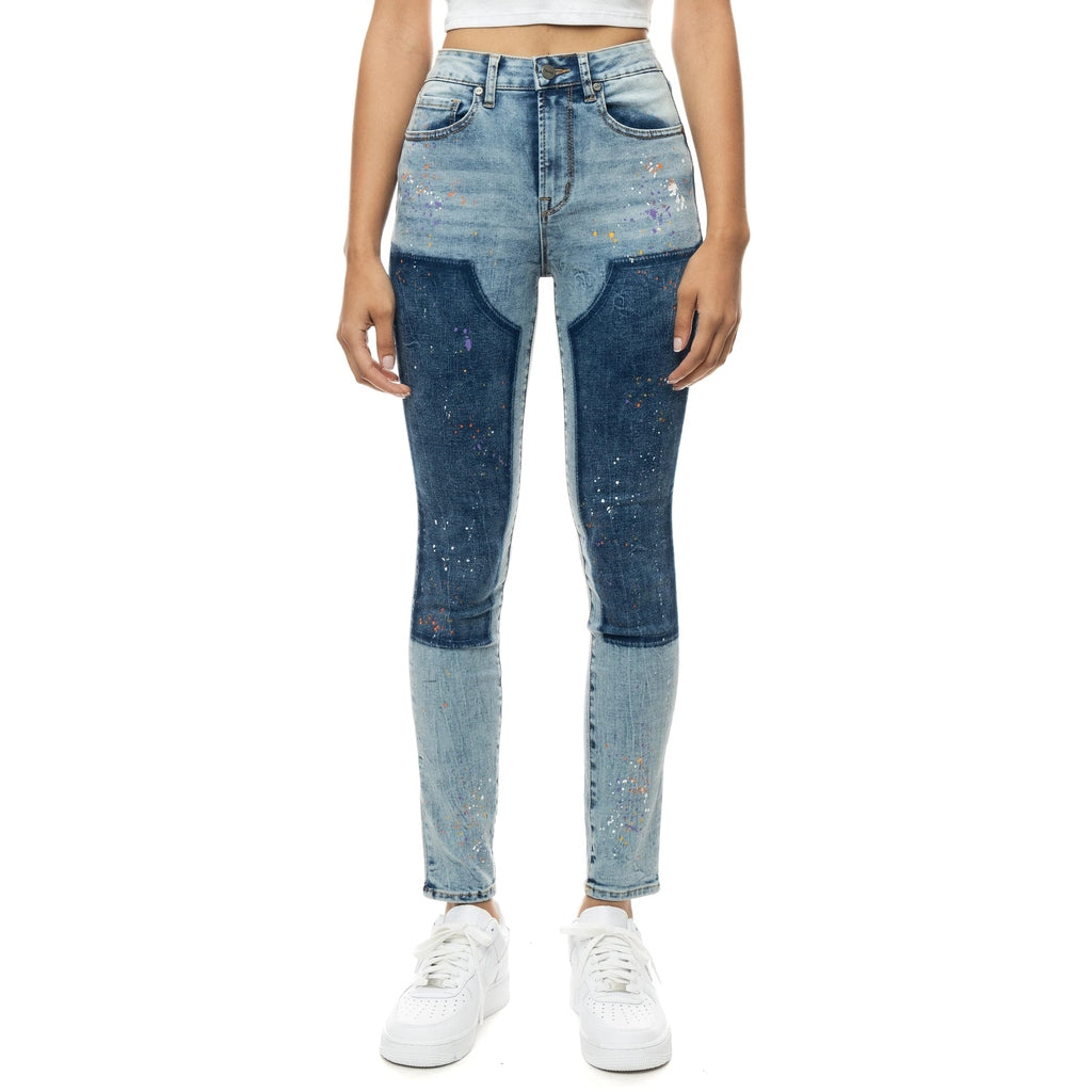 Smoke Rise RED Carpenter Fashion Denim Pants - Sunrise Blue