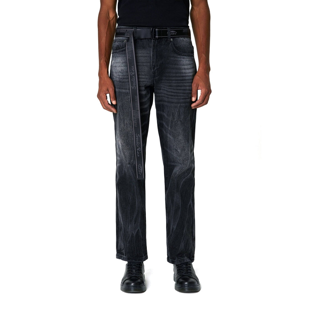 Smoke Rise 9S1R x Smoke Rise Nylon Webbing Belt - Black