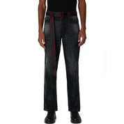 Smoke Rise 9S1R x Smoke Rise Nylon Webbing Belt - Red