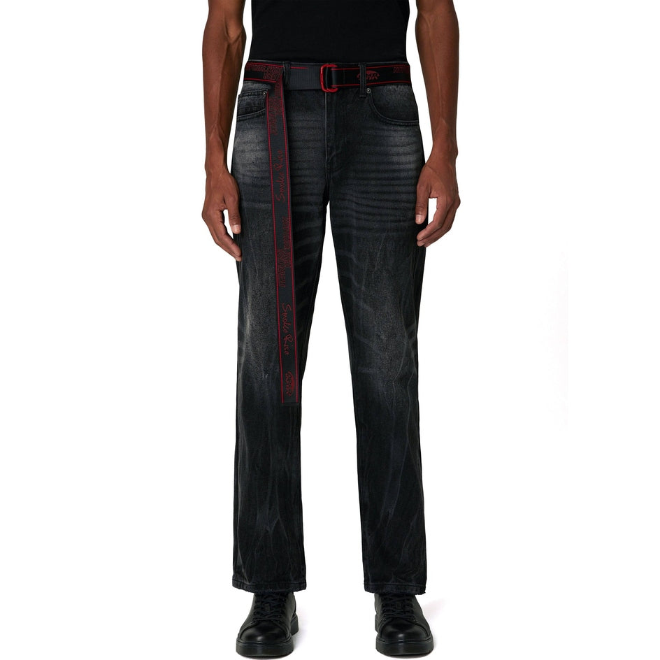 Smoke Rise 9S1R x Smoke Rise Nylon Webbing Belt - Red