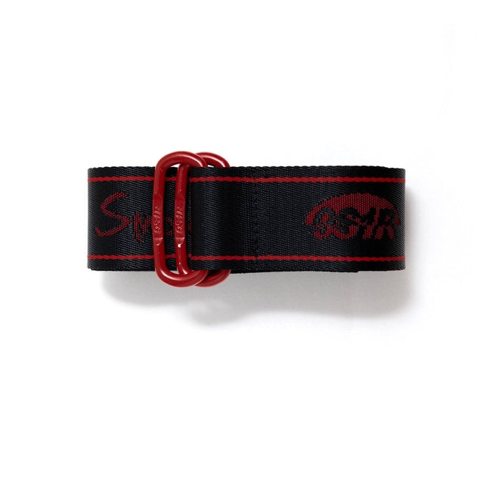 Smoke Rise 9S1R x Smoke Rise Nylon Webbing Belt - Red