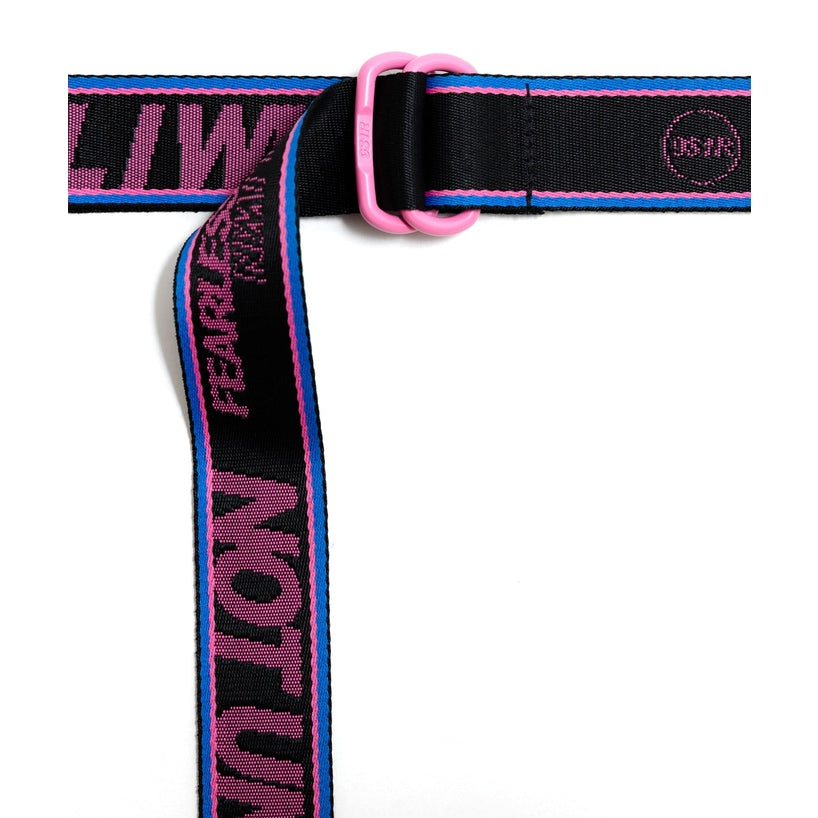 Smoke Rise 9S1R x Smoke Rise Nylon Webbing Belt Black/Pink