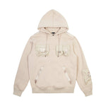 Big And Tall Mixed Media Utility Fleece Hoodie - Smoke Rise