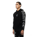 Aisan Embroidered Hoodie - Smoke Rise