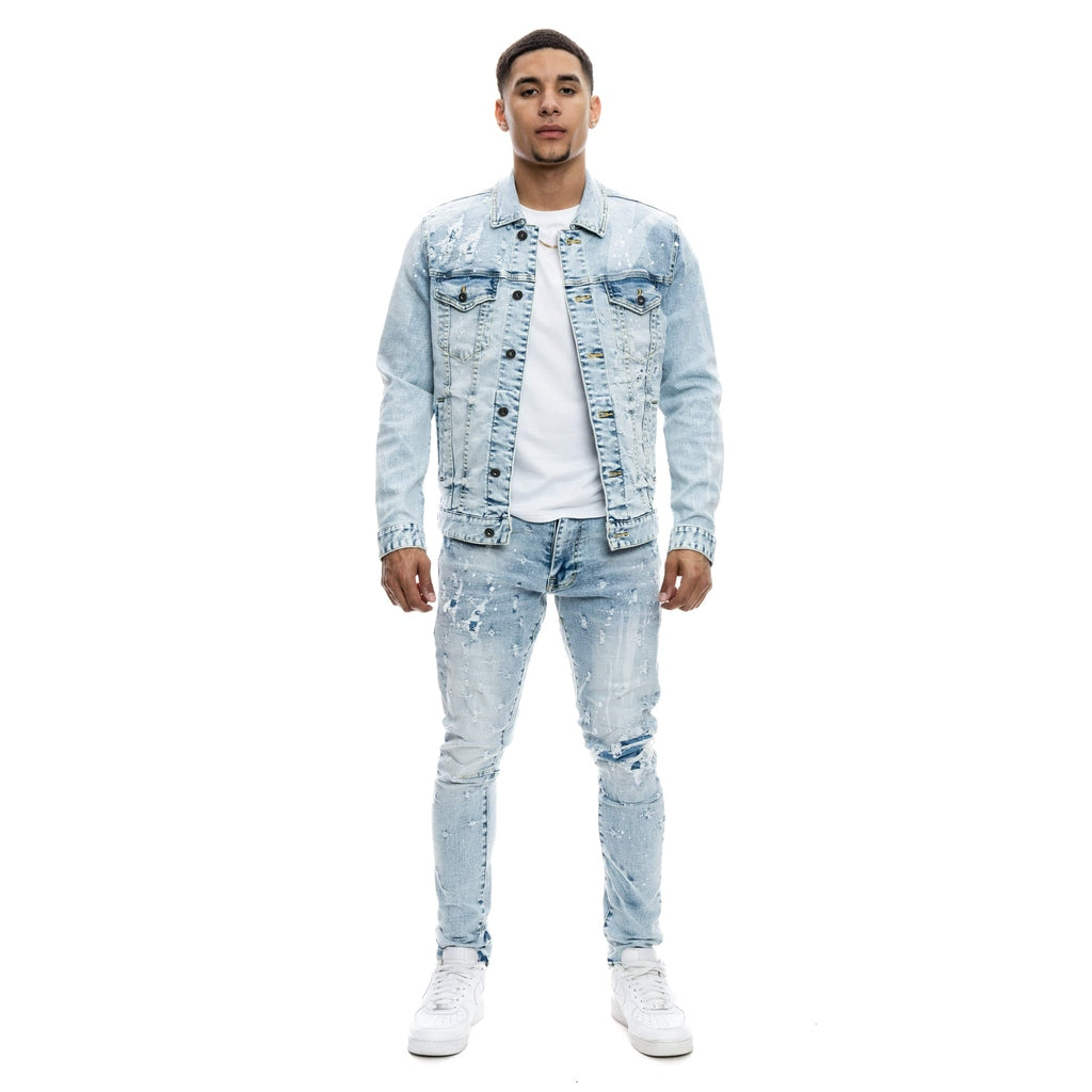 Smoke Rise Shotgun Jean Jacket - Cypher Blue