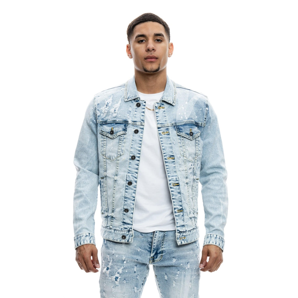 Smoke Rise Shotgun Jean Jacket - Cypher Blue