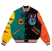 Smoke Rise All Star Varsity Jacket - Green