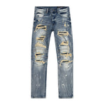 Rip & Repair Engineered Jean - Smoke Rise