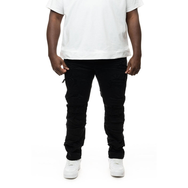 Big and Tall Rip & Repair Engineered Jean - Smoke Rise