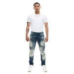 Patch Washed Jean - Smoke Rise