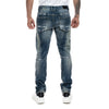 Patch Washed Jean - Smoke Rise