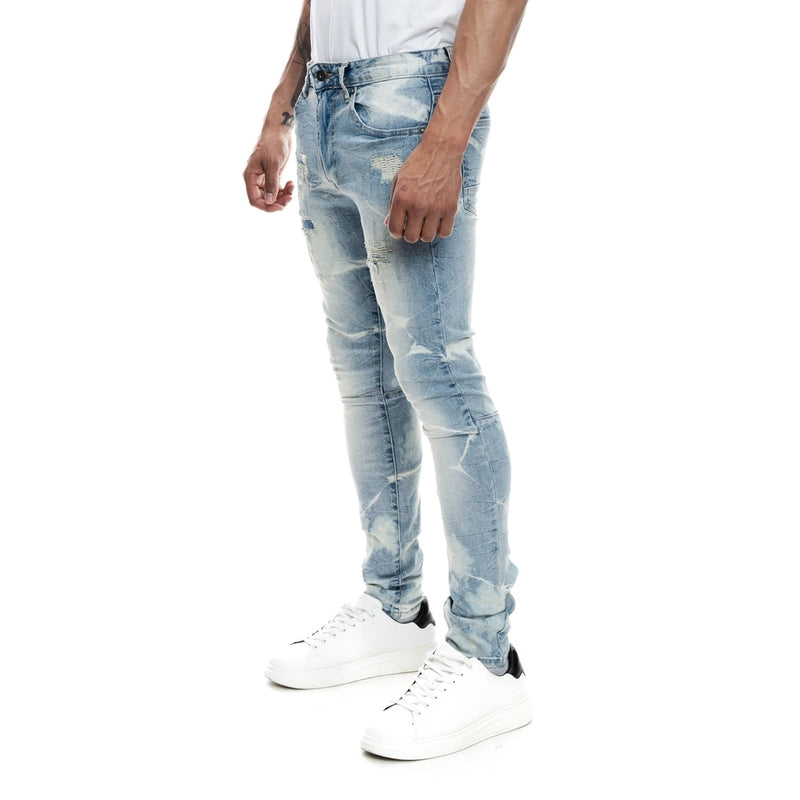 Purple Brand Men's P001 Paint Blowout Jeans