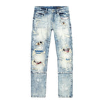 Big And Tall Plaid Backed Workwear Jean - Smoke Rise