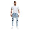 Rip & Repair Double Knee Jean - Smoke Rise