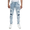 Rip & Repair Double Knee Jean - Smoke Rise