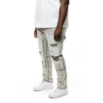Big And Tall Rip & Repair Double Knee Jean - Smoke Rise