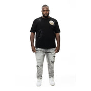 Smoke Rise Big and Tall Big And Tall Korean Character Fashion Tee