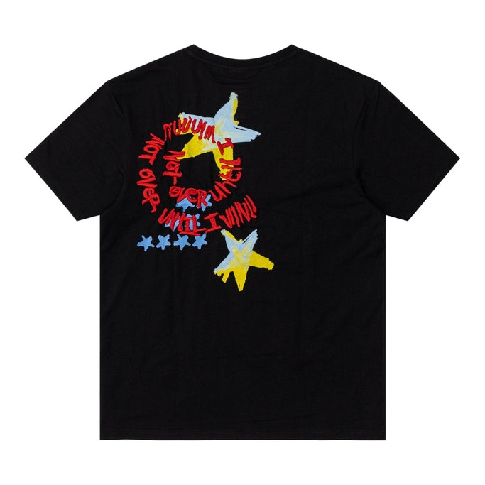 Smoke Rise Drawing Graphic Tee - Black