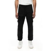 Smoke Rise Mixed Media Utility Pant - Black
