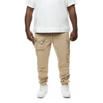 Big And Tall Mixed Media Utility Pant - Smoke Rise