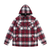 Smoke Rise Big and Tall Big and Tall Flannel Shacket - Red