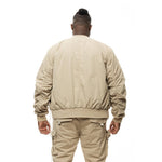 Big And Tall Mixed Media Utility Jacket - Smoke Rise