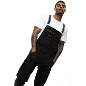 Smoke Rise FBA Workwear Canvas Overalls - Black