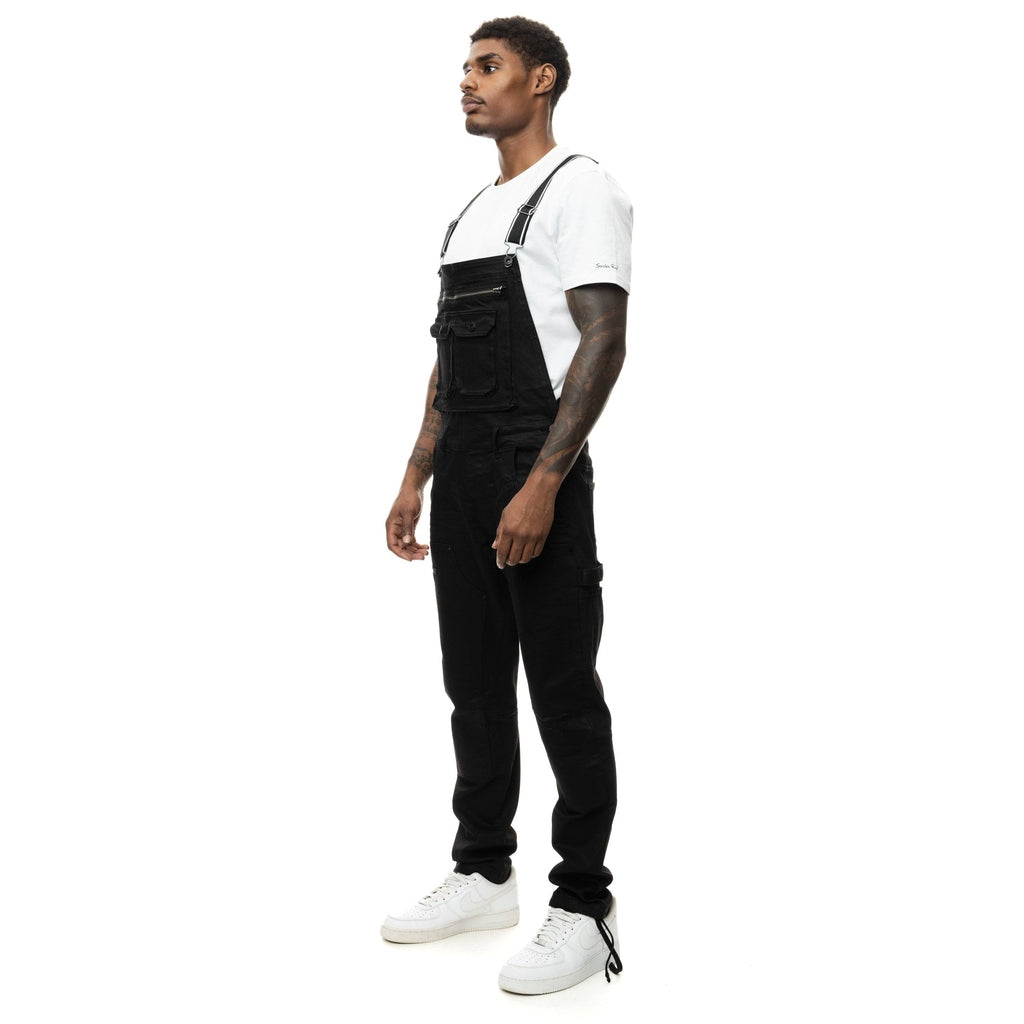 Smoke Rise FBA Workwear Canvas Overalls - Black