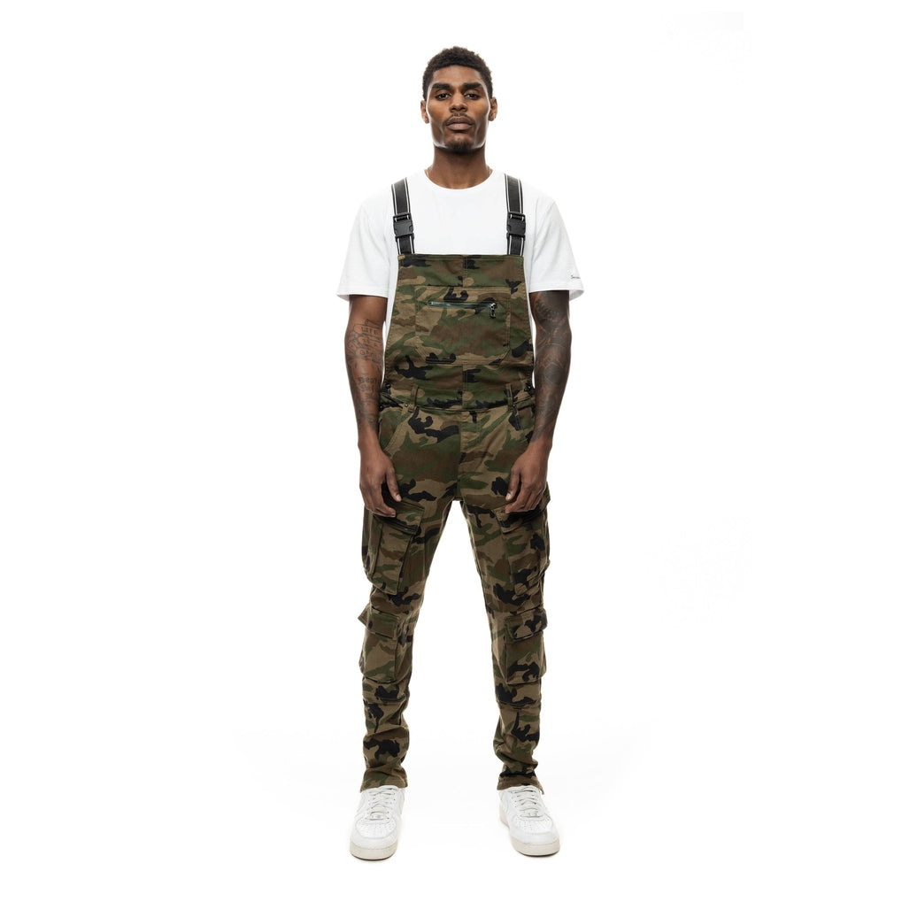 Smoke Rise Utility Cargo Overall - Wood Camo