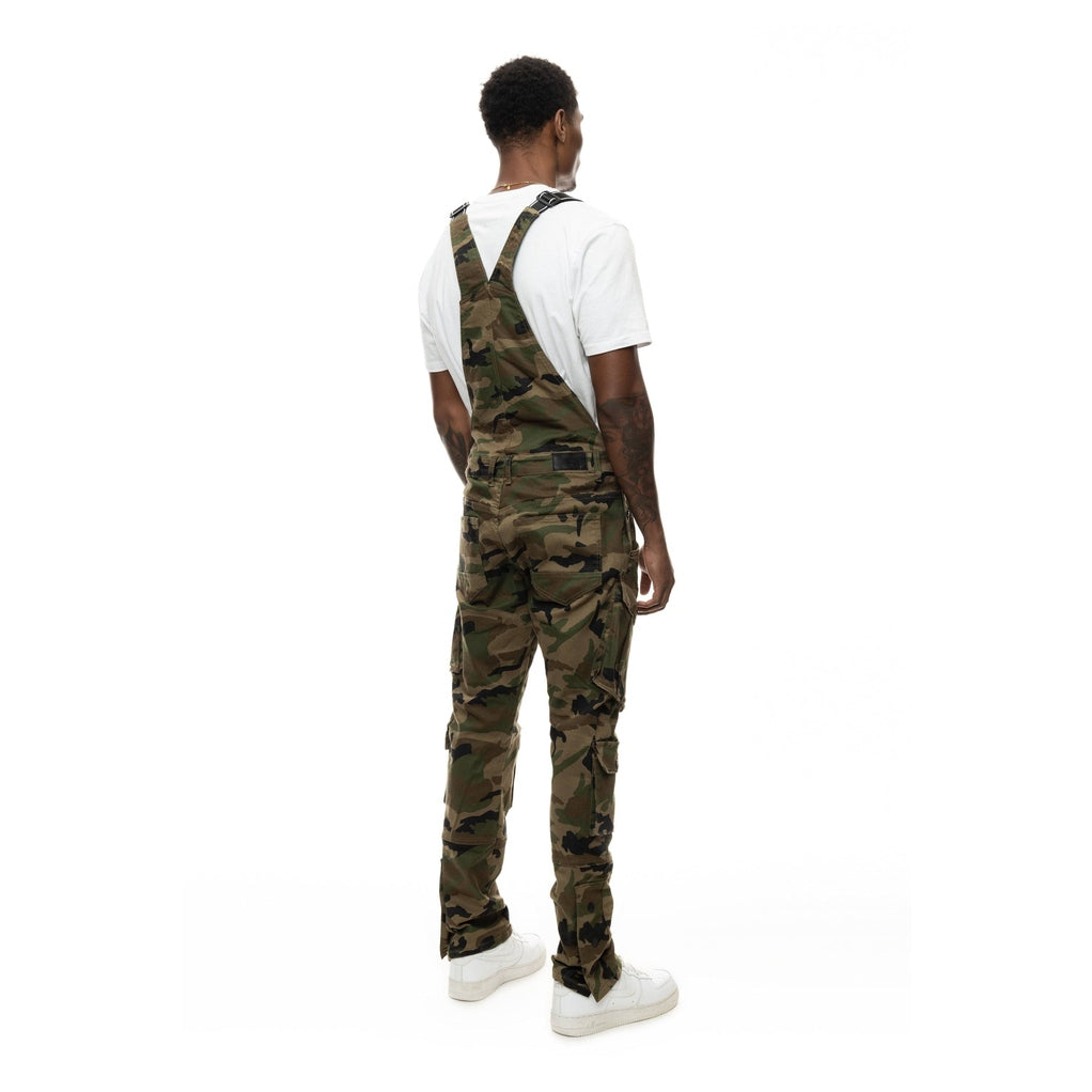 Smoke Rise Utility Cargo Overall - Wood Camo