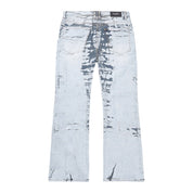 Smoke Rise Matt Foil Denim Pants - Matte Foil Blue