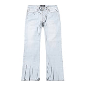 Smoke Rise Matt Foil Denim Pants - Matte Foil Blue