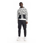 Monogram Fashion Hoodie Wh/Bk - Smoke Rise