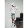 Monogram Fashion Hoodie White/Multi - Smoke Rise