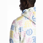 Monogram Fashion Hoodie White/Multi - Smoke Rise