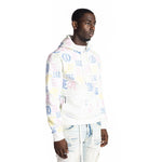 Monogram Fashion Hoodie White/Multi - Smoke Rise