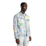 Multi Color Fashion Denim Jacket Montauk Blue - Smoke Rise