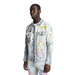 Multi Color Fashion Denim Jacket Montauk Blue - Smoke Rise