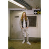 Mixed Media Fashion Denim Jacket Frost Grey - Smoke Rise