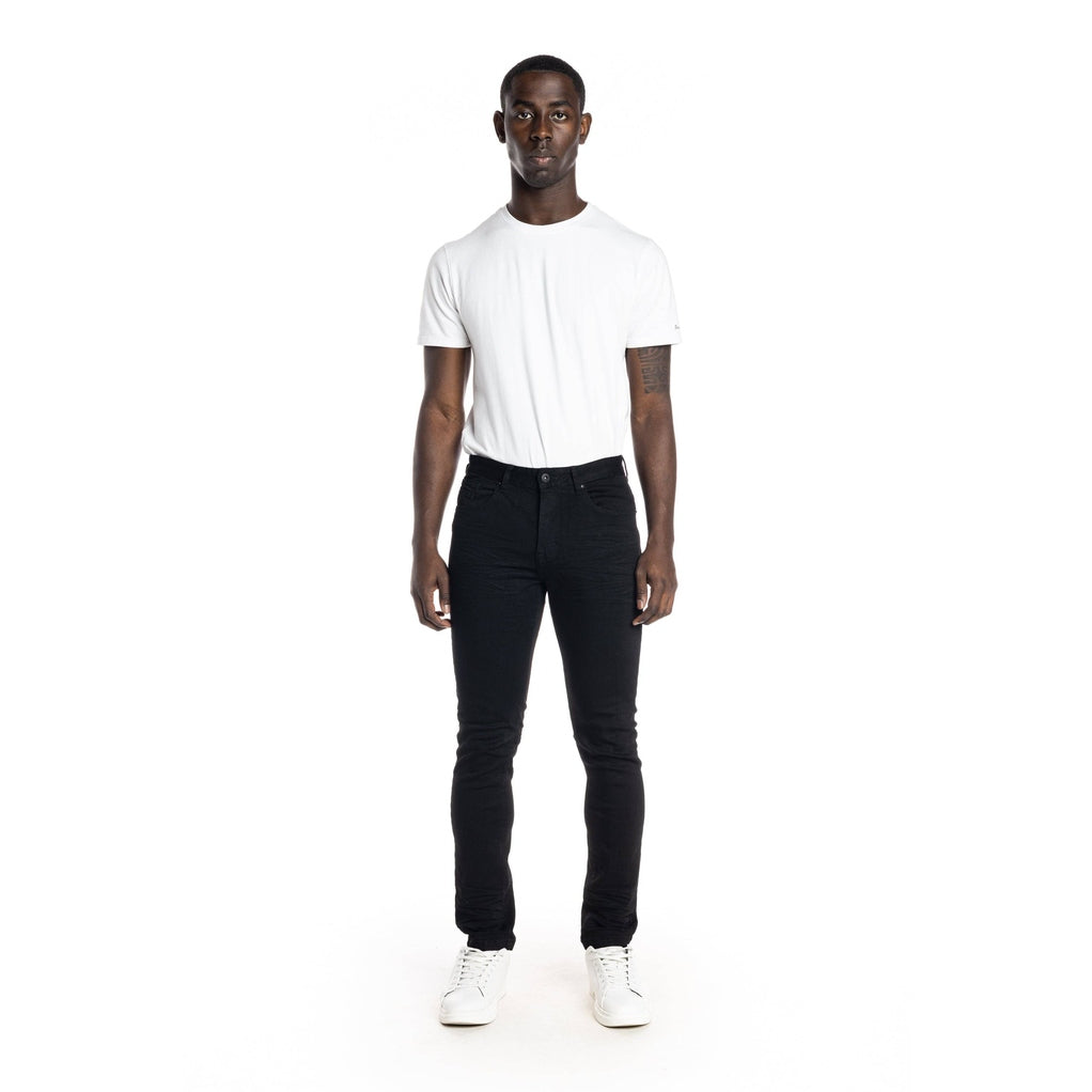 Smoke Rise Stone Washed Basic Jeans - Jet Black