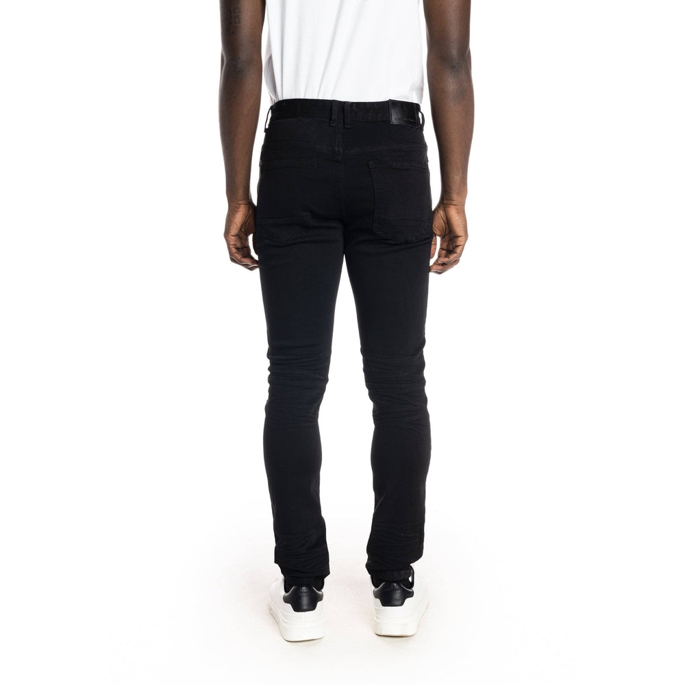 Smoke Rise Stone Washed Basic Jeans - Jet Black