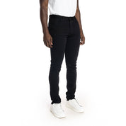 Smoke Rise Stone Washed Basic Jeans - Jet Black