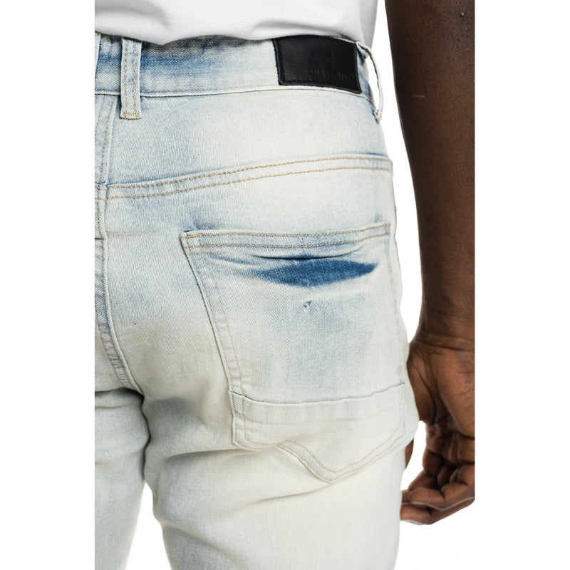 Stone Washed Basic Jeans Norwich Blue - Smoke Rise