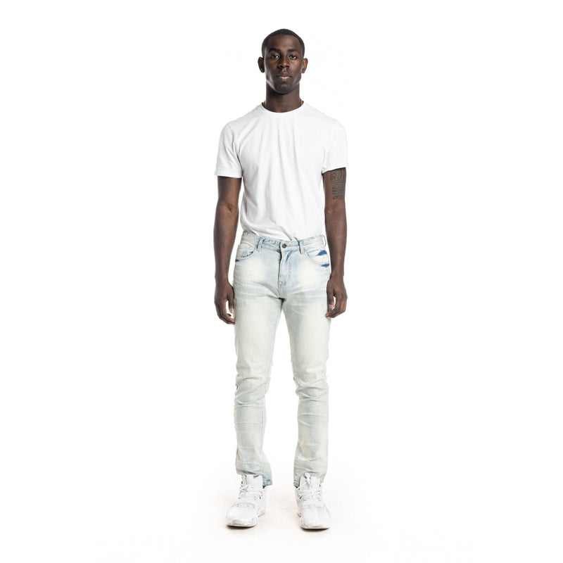 Stone Washed Basic Jeans Norwich Blue - Smoke Rise
