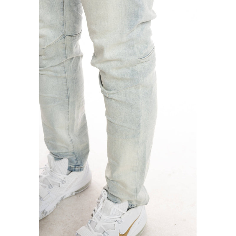 Stone Washed Basic Jeans Norwich Blue - Smoke Rise