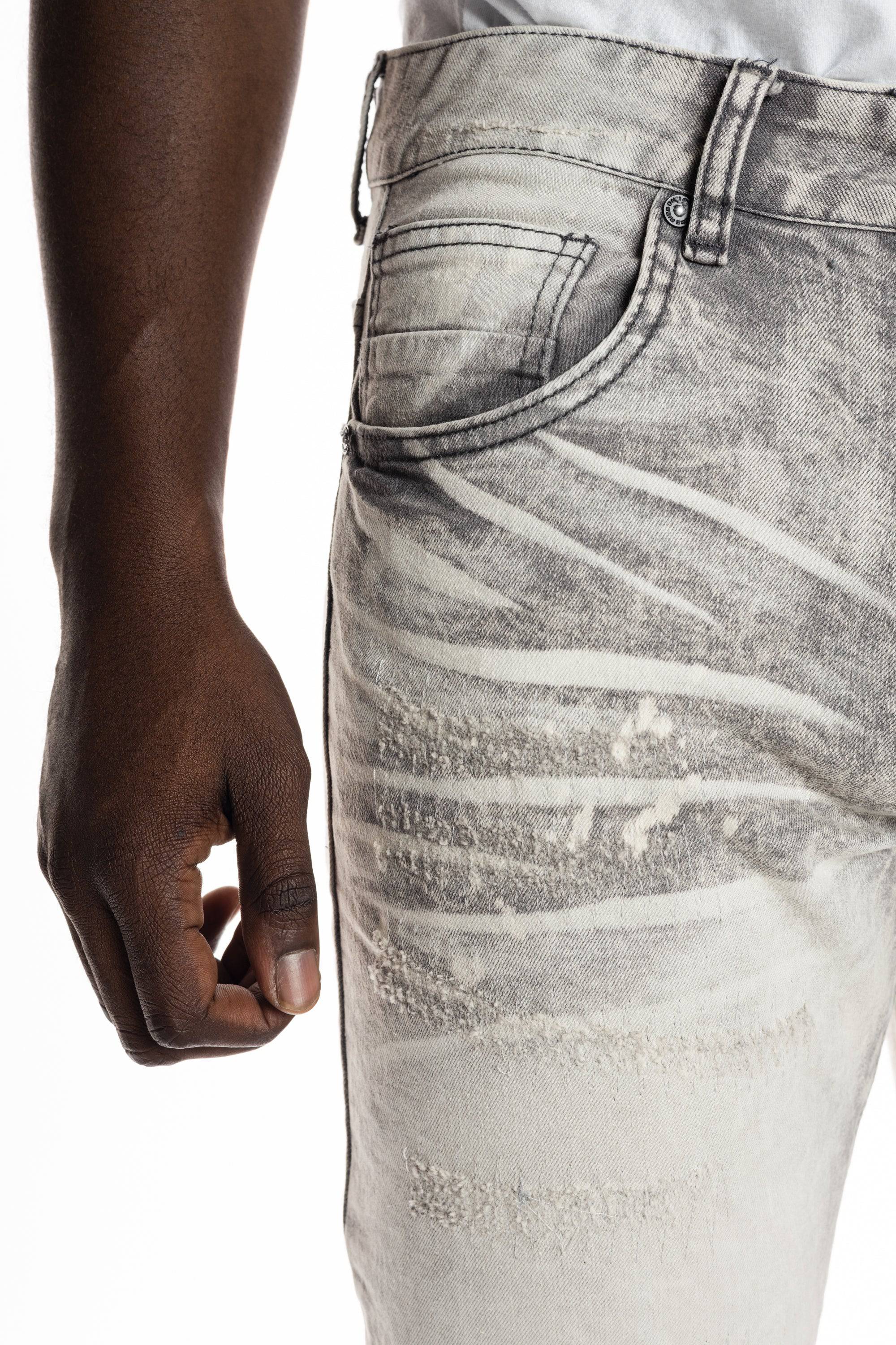 Bleached Detail Semi Basic Jeans | SMOKERISENY.COM