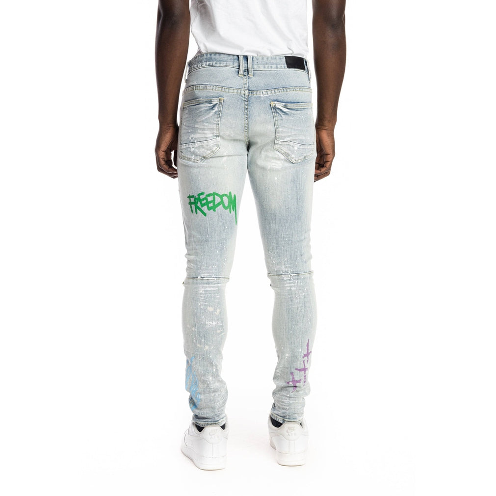 Smoke Rise Multi Color Fashion Jeans