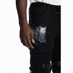 Multipocket Twill Fashion Utility Pants Black - Smoke Rise